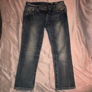 Miss Me Signature Cropped Jeans.